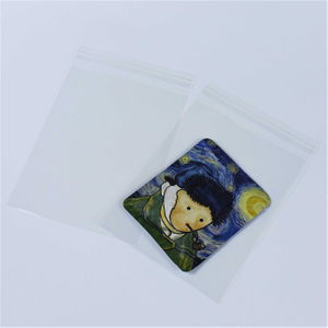 Biologisch abbaubare Kunststoffe klare Tasche mit Klappe für Sachen