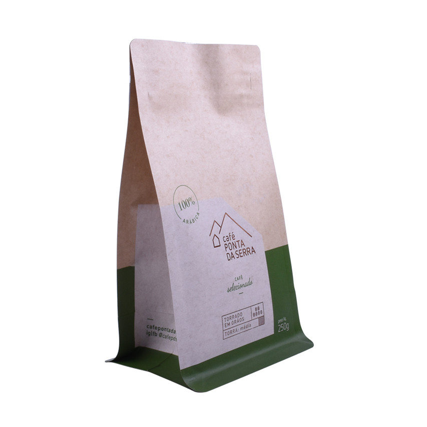 Wiederverwendbare UV -Spot -Cellophan -Taschen biologisch abbaubarer vollständig kompostierbarer Verpackung Heiße Stempelkaffeetaschen
