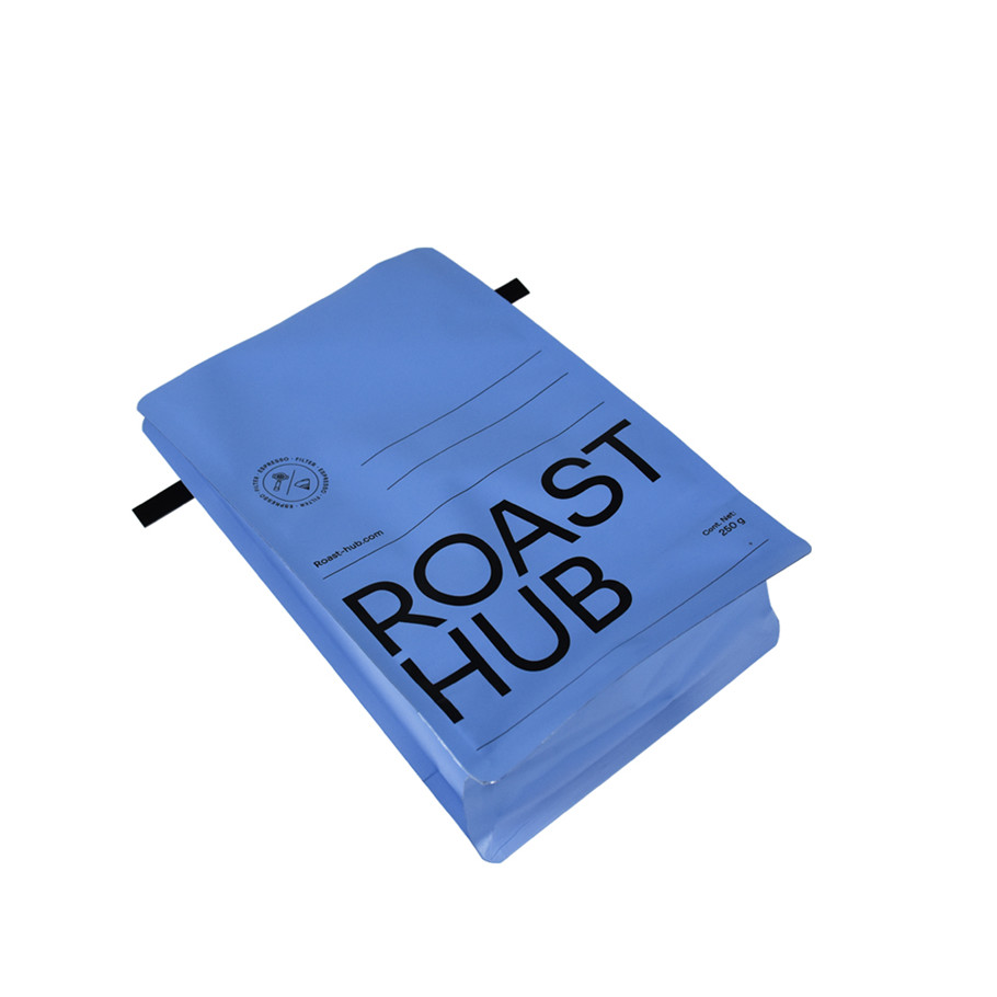 Gravure Printing Home kompostierbarer Kaffeebeutel mit Blechkrawatte