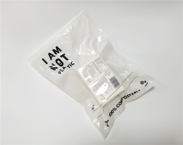 Neuer Stil maßgeschneiderter Heizdichtung kompostierbarer Vakuumbeutel Plastik