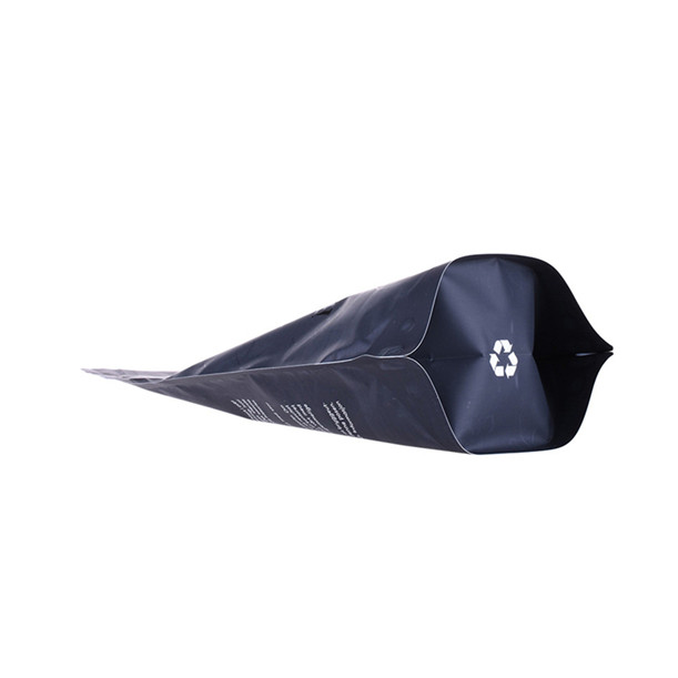 Benutzerdefinierte Produktion mattes schwarz laminiertes Material gedrucktem Stand Up Folienbeutel