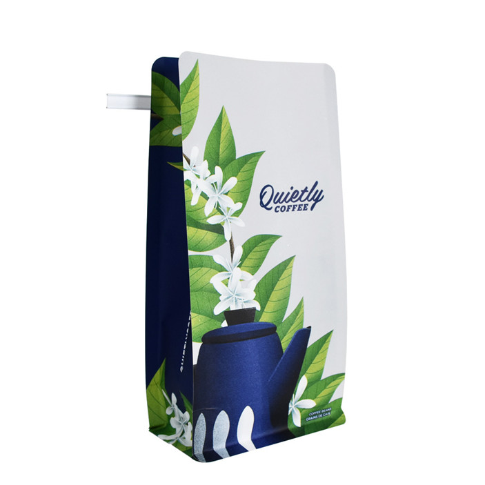 High Quality12oz Coffee Bag Vollbiologisch abbaubares Lebensmittelverpackung Singapur mit Blechkrawatte