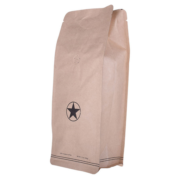 Großhandel natürlicher leichtes Tränenblock Bottom Tasche Tasche Kraft