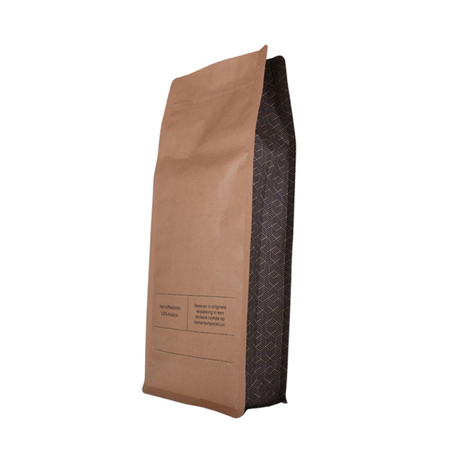 2lb Natural Kraft Verpackung Kaffee kompostierbares Material mit Ventil