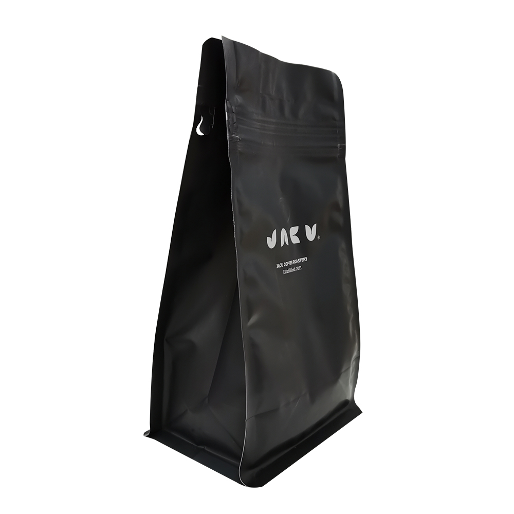 Individuell bedruckte umweltfreundliche 100% recycelbare flache Bodenbox Kaffeebeutel Tasche Großhandel