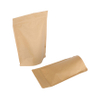 Zertifikat Reißverschluss Top Food Safe Papiertüten stehen Beutel mit Fensterverpackungen