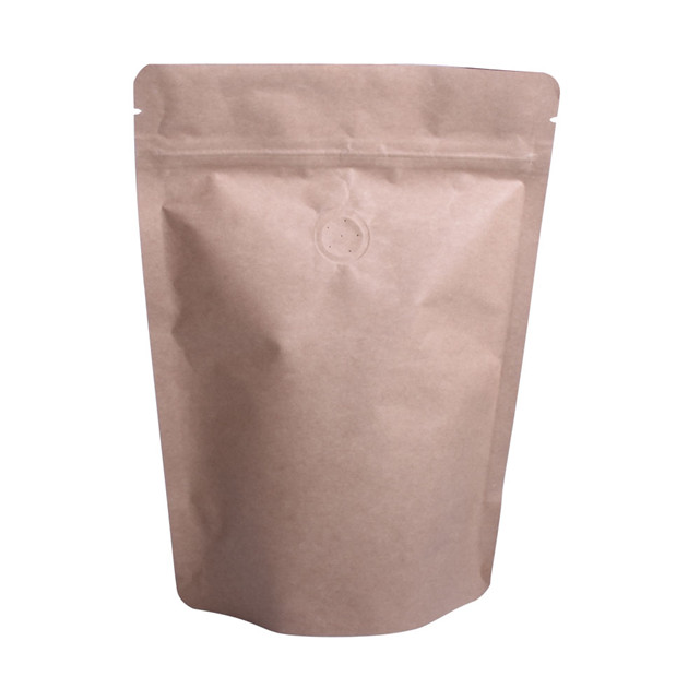 Clear Cellophanbeutel kompostierbares Material Kaffeebohnen -Tasche Zwickel Plastiktüte