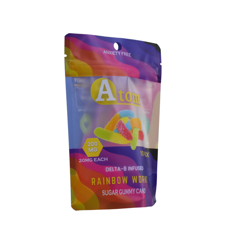 Custom Design Food Grade Plastik -Schneiderbeutel mit Griff Aluminiumfolie Stand -up -Beutel Plastiktüte Lebensmittelqualität