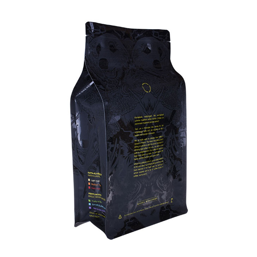 Heißverkauf biologisch abbaubare Materialien recycelbare Beutelbeutel biologisch abbaubare Ziploc -Taschen können Kaffeetaschen recycelt werden
