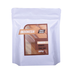 ZIP -Lock -Offset -Druck kompostierbarer Beutelverpackung Food Budes Großhandel Custom Coffee Bags mit Ventil