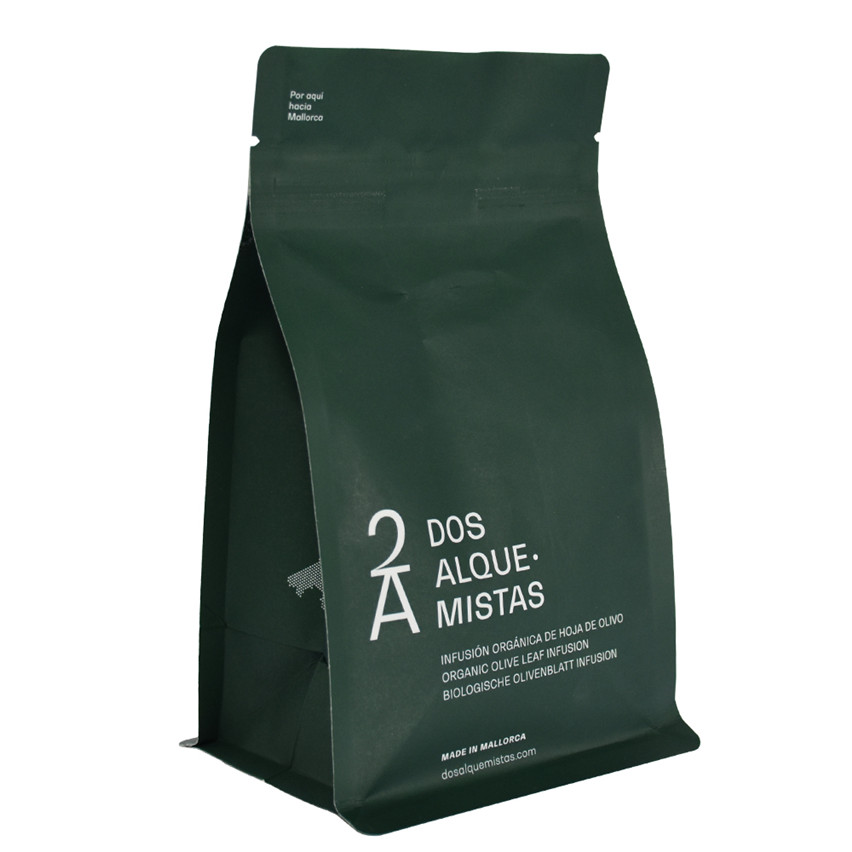 Erneuerbare umweltfreundliche Flachkaffee Verpackungstaschen Großhandel