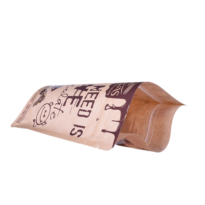 StandUp -Verpackung Biologisch abbaubarer Zipper -Tasche zum Packen von Snacks mit Ihrer eigenen Marke Packung