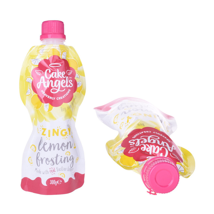 Heizdichtung wiederverwendbarer Feuchtigkeitsbeweis Custom Stand Up Beutel für Saft