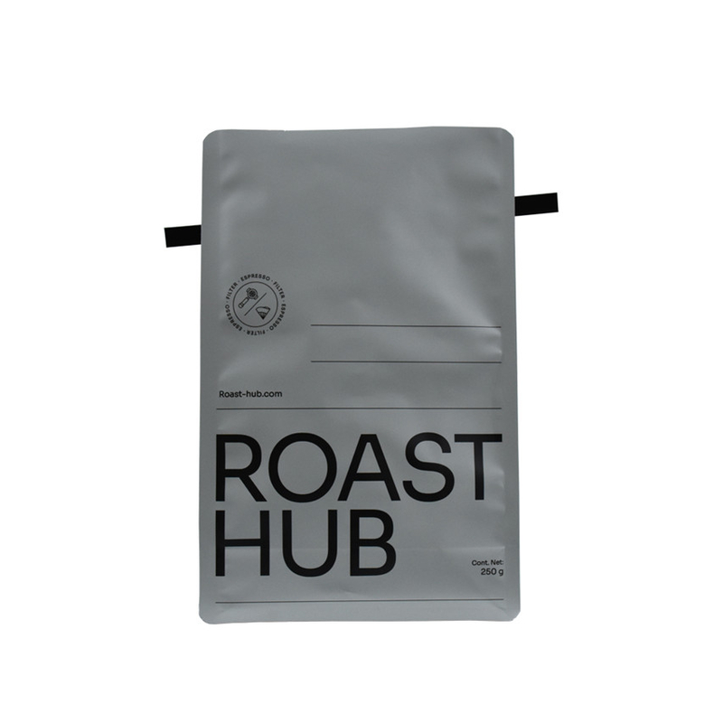 Biologisch abbaubare maßgefertigte Kaffeebeutel Verpackung mit Zinnkrawatte Großhandel