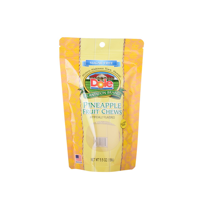 Custom Heat Dichtung recycelbare Materialien Flexible Verpackung UV Spot Food Stand Up Beutel