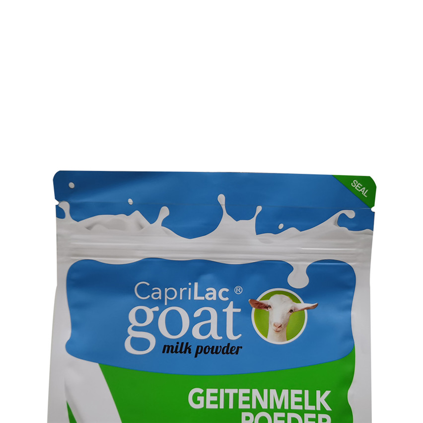 Customized Logo Flat Bottom Milk Pulver Tock Beutel Großhandel