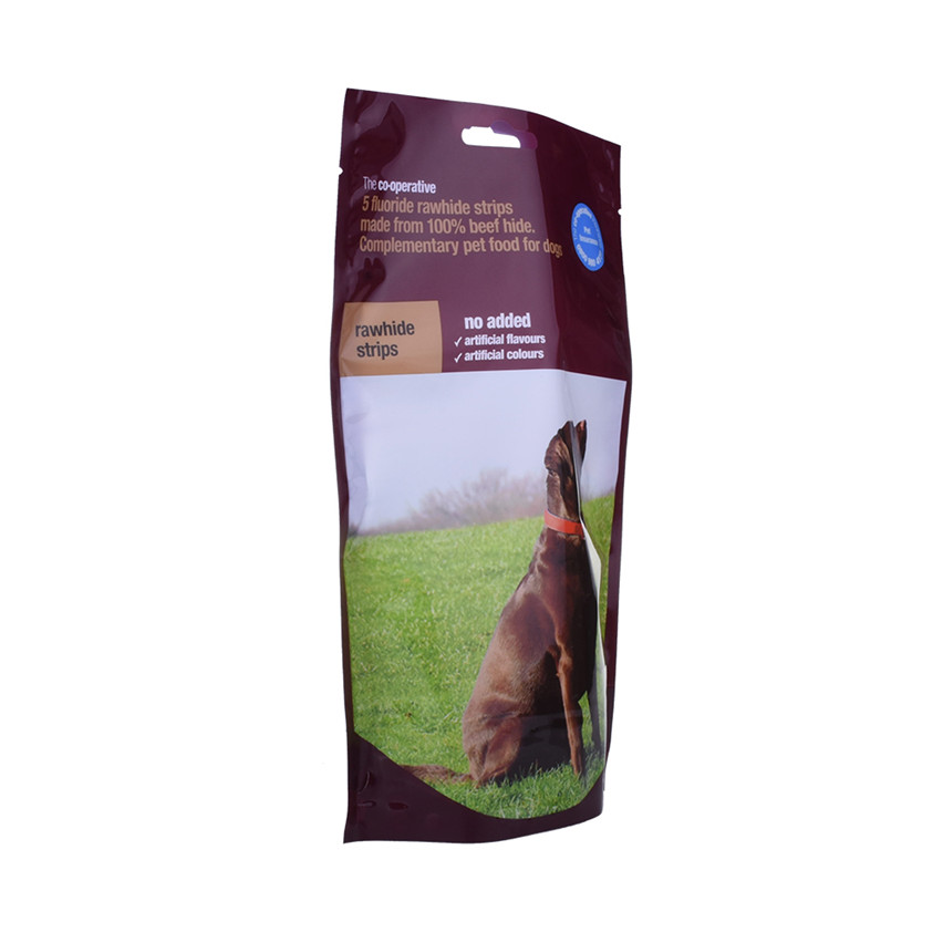 Ausgezeichnete Qualitäts -Mustding -Logo Eco Stand -up -Haustier gedruckte Taschen 