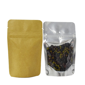 Hochwertiger Standup Röstete Teeverpackung Papiertüte mit Reißverschluss