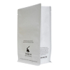 Großhandel 12 Unzen Kraftpapier Kaffeetaschen quadratischer Boden mit Ventil und Reißverschluss