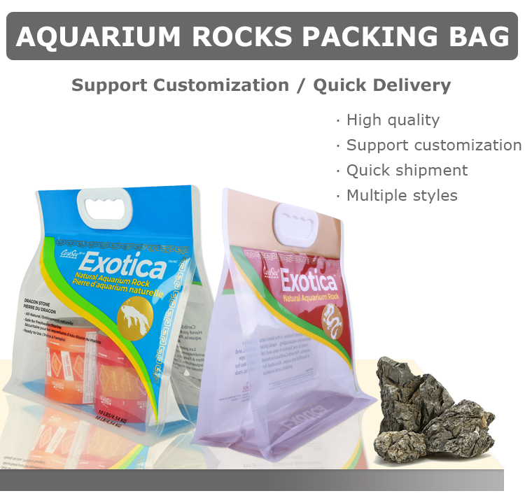 Aquarium-Rock-Verpackung.