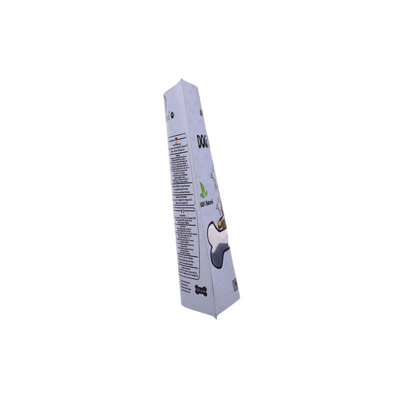Benutzerdefinierte gedruckte Flachboden -Tierfutterbeutel mit Slider Reißverschluss