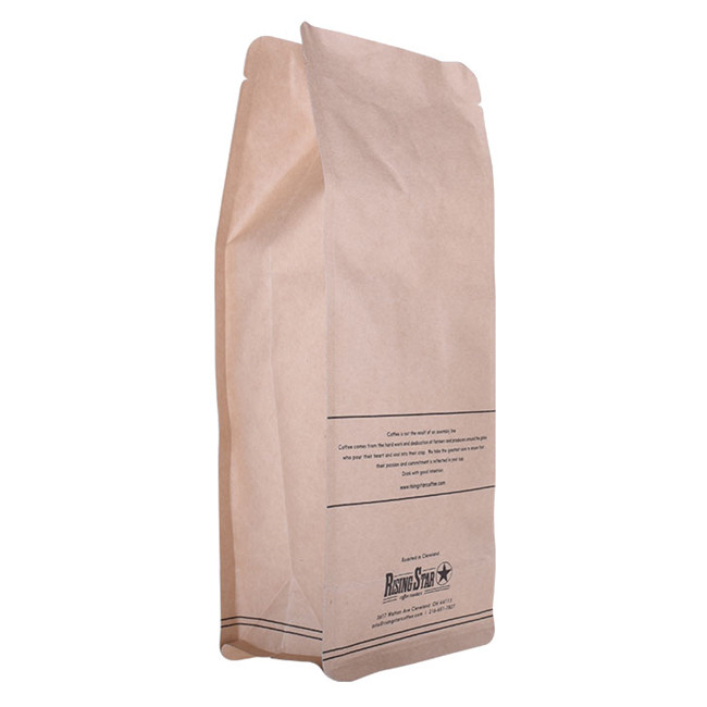 Hochwertiger Standup beheiztes Beutel für Lebensmittel Plastik kostenlose Kaffeetaschen 12 Unzen Tasche