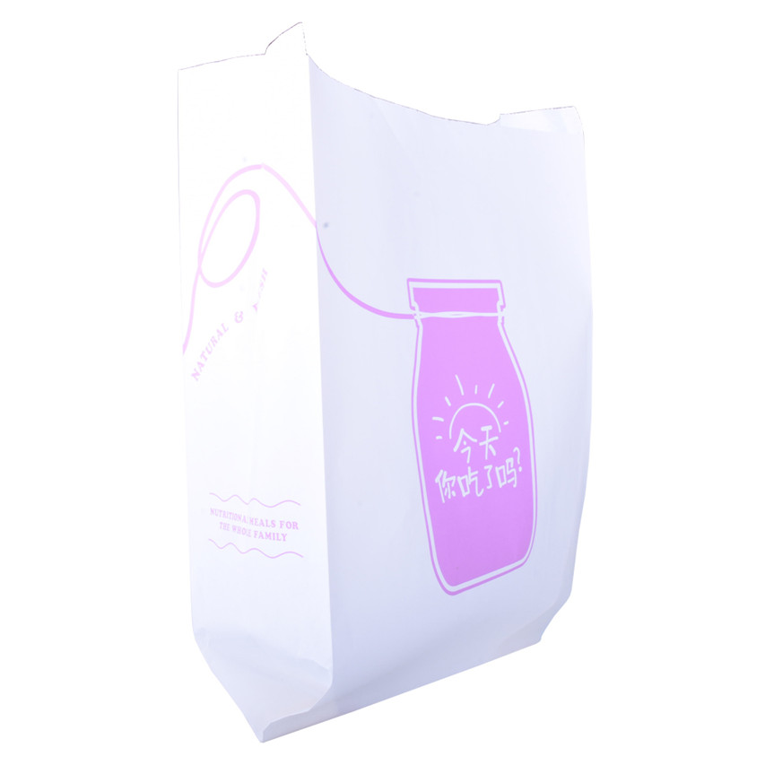Fabrik farbenfrohe Kraftverpackungstaschen nachhaltige Verpackungen für Snacks Backwarenverpackung