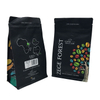 Neue Style Heizversiegelte Flachbodenziplock biologisch abbaubare Verpackung für Lebensmittel 2 Unzen Kaffeetaschen
