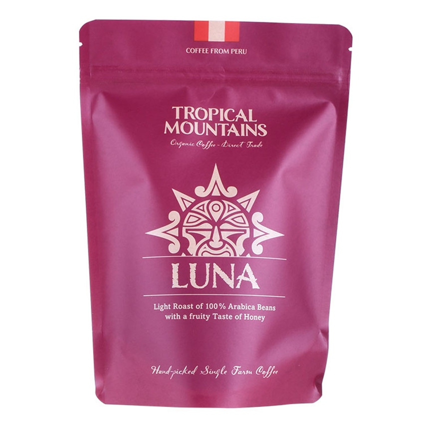 Umweltfreundlich bester Preis für individuelles Logo Stand -up Kraftpapier Teebeutel