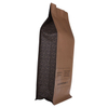 Laminierte Kraftpapier kompostierbares Material Röstete Kaffeebohnenverpackungstasche