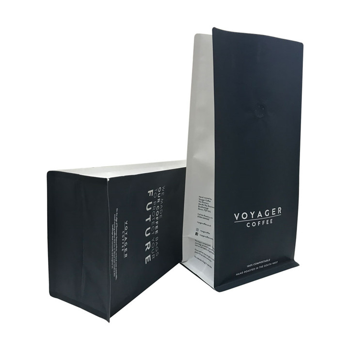 Erwärmungsversiegelte heißes Stempel Custom K Bottom Seal Laminierte Kaffeebeutel mit Ventil