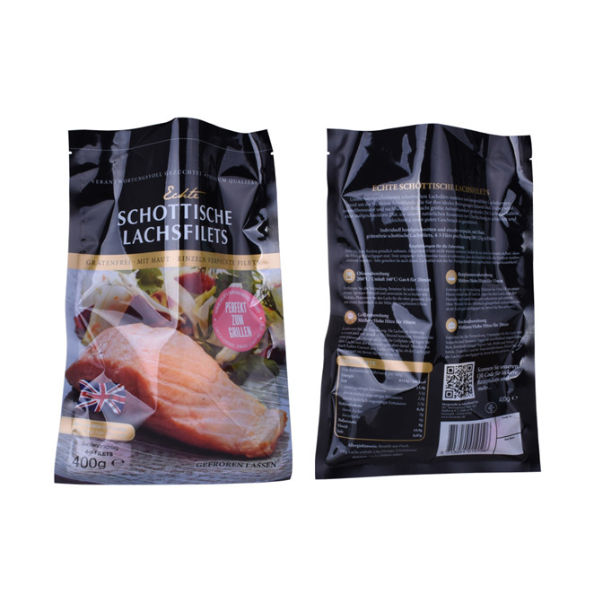 Customized Logo Bag Compostable wiederverschließbare Vakuumdichtbeutel mit Druck für Lebensmittellagerung