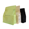 Flache Bodenverpackung Kompostierbares Poly Canada Eco Friendly Packaging Coffee Beutel mit Reißverschluss