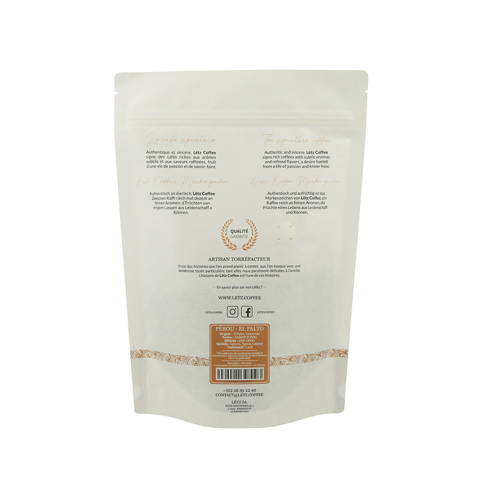Matte Printing Ziplock Top Entgasungsventilbeutel