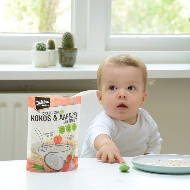 Benutzerdefinierte recycelbare Ziplock-Babynahrung Erdbeer-Haferflocken-Verpackungsbeutel Großhandel