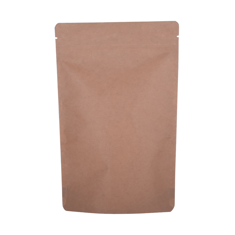 Kompostierbare biologisch abbaubare Verpackung Schwarz/Weiß Kraftpapier Tüte Lebensmittelqualität Stand -up -Beutel
