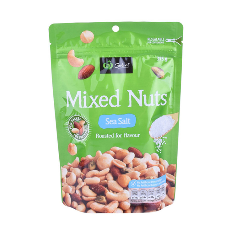 Laminierte Aluminiumfolie Tear Off Zip Maissamenbeutel