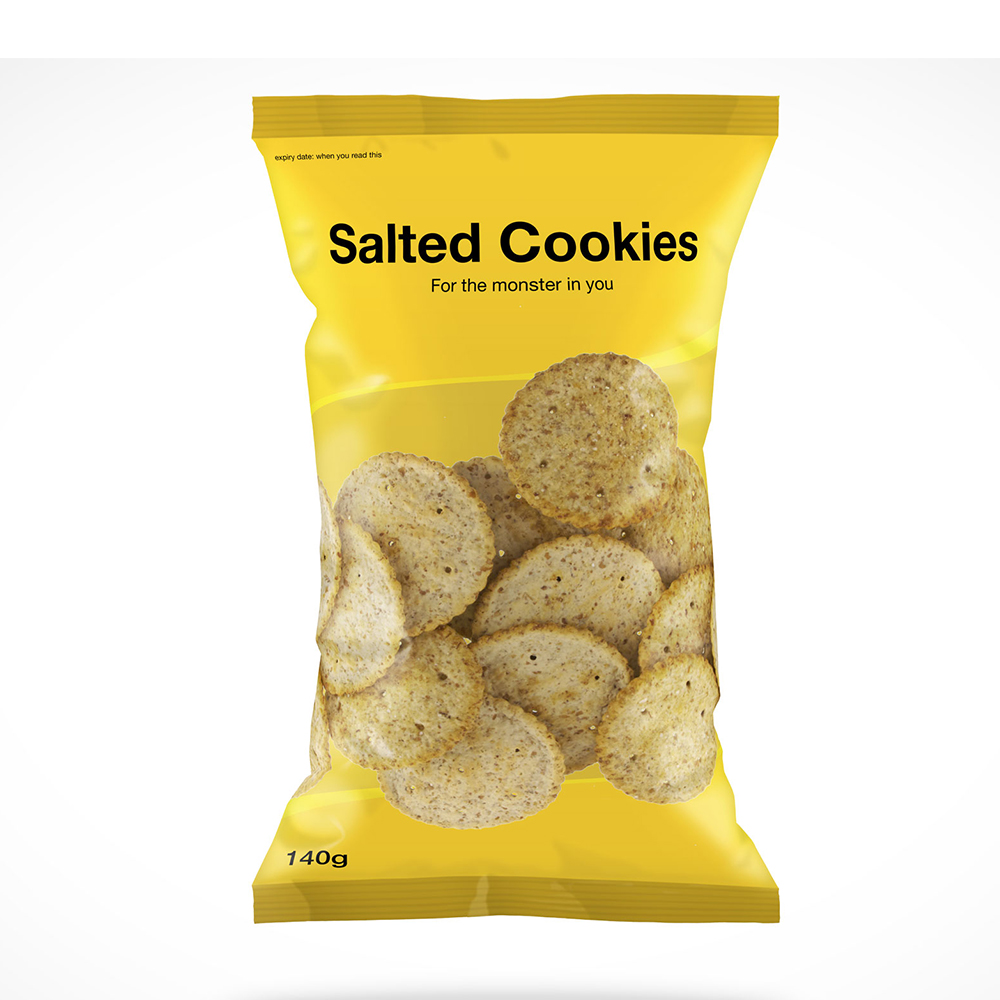 Digitaldruck umweltfreundlicher Chip -Bag -Schmuck