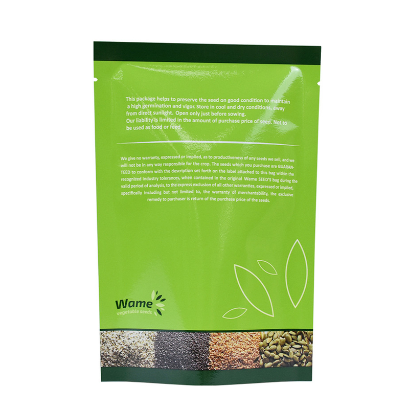 Umweltfreundliche Bio -Taschen Vollmatte Finish benutzerdefinierte gedruckte Snacksbeutel
