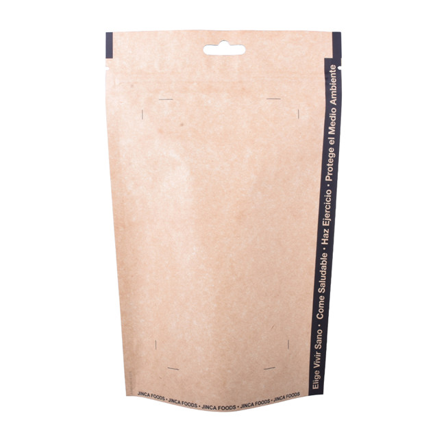 Reißverschluss kompostierbares Material Wie Sie eine Packung Clear Chocolate Bar Packaging Coffee Bag Ventil Zweck verschließen
