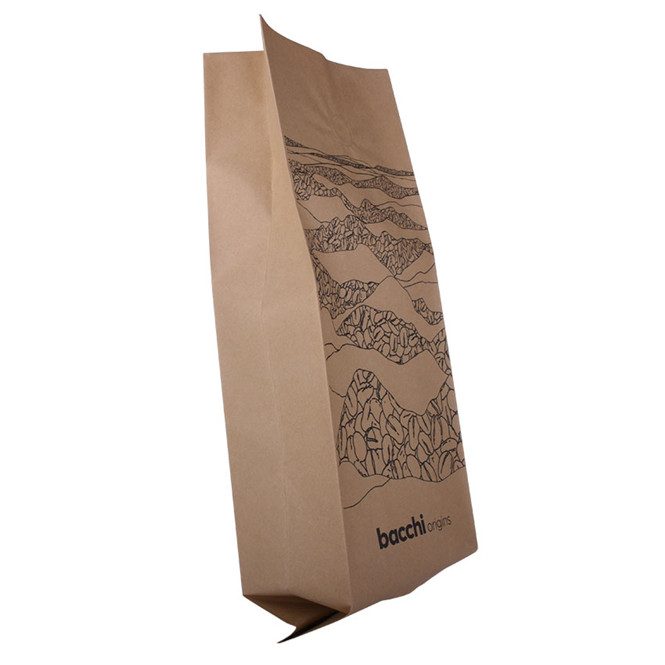 Feuchtigkeitsdichte biologisch abbaubare Verpackung für Lebensmittelpapierverpackungen recyceln, wo Kaffeetaschen kaufen können