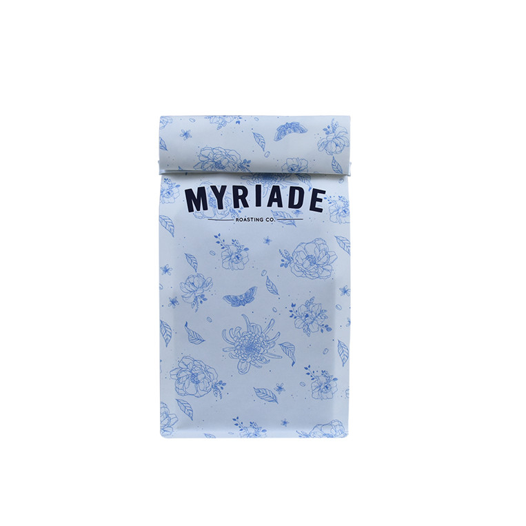 Nicht gedruckte Aluminiumfolie zurückkleidbare holographische Reißverschluss -Stand -up -Lebensmittelbeutel 50G Kaffeetasche