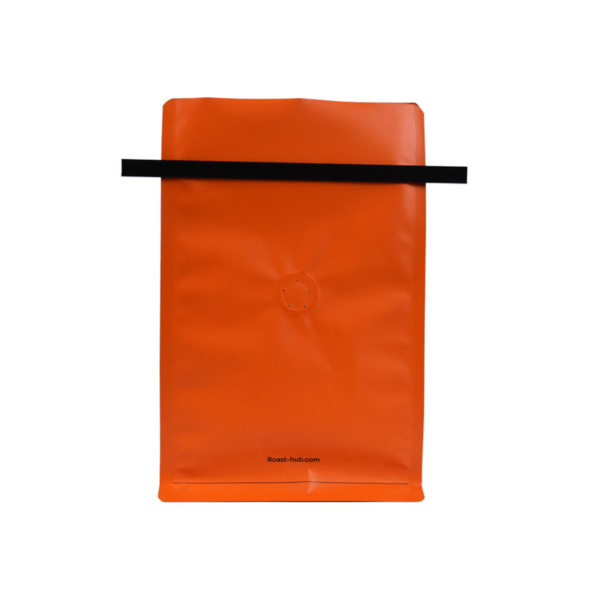 Custom Flat Bottom Folienpapier nachhaltige Lebensmittelbeutel Kaffeetaschen mit Logo