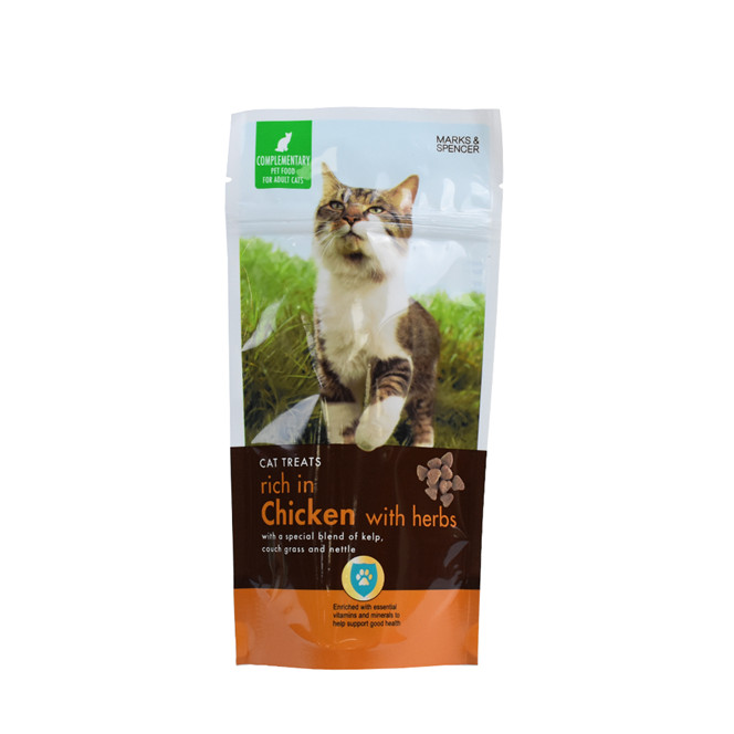 Wholesales stehend umweltfreundliche Katzenfutterverpackung mit Ihrem Design gedruckt