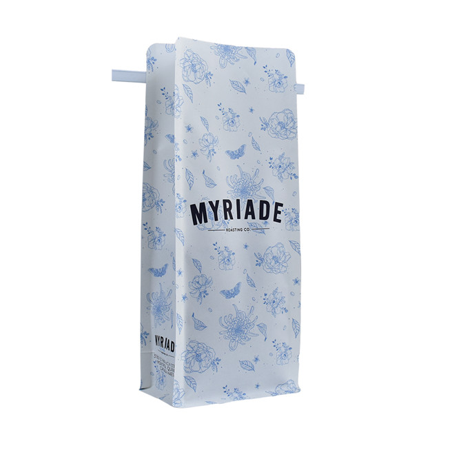 Full Matte Finish Easy Rund Round Bottom Coffee Bag Verpackung Hersteller