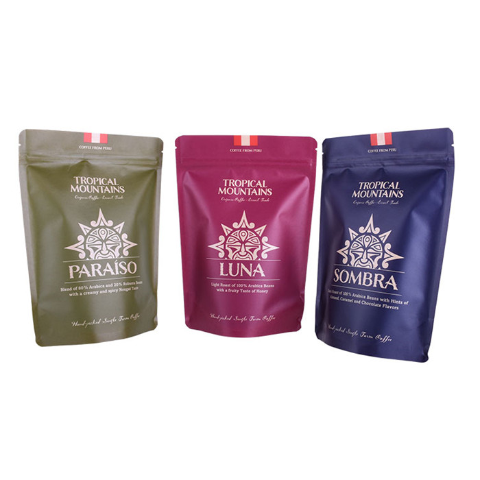 Laminierte Biofilm umweltfreundliche Tasche Kaffeeverpackung 250 g