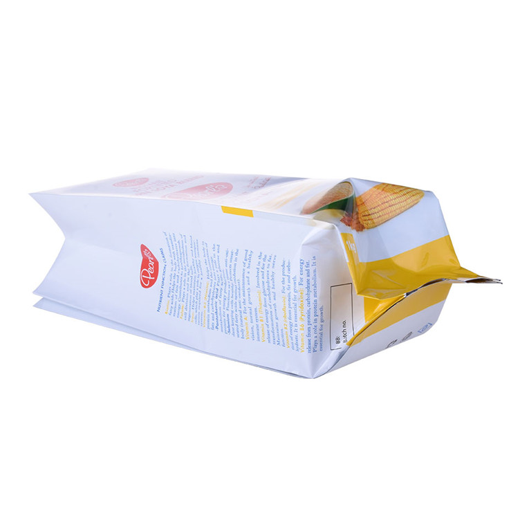 Wiederverschließbare Papiertüten mit Reißverschluss zum Recycling von Mehl