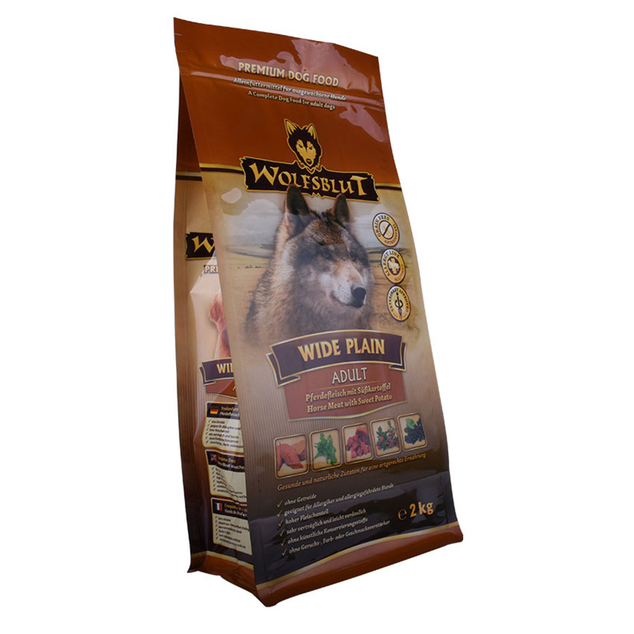 Customized Box Bottle Pet Food Bags mit Reißverschluss oben ausgezeichneter Qualitätspackbeutel