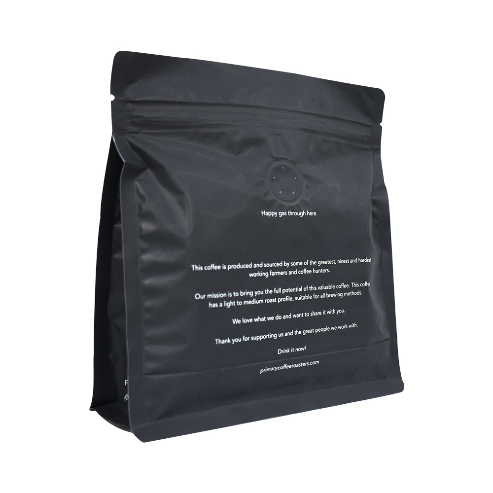 Eco Mini gemahlener Kaffee Slack Bean Bag Verpackung mit Belüftung