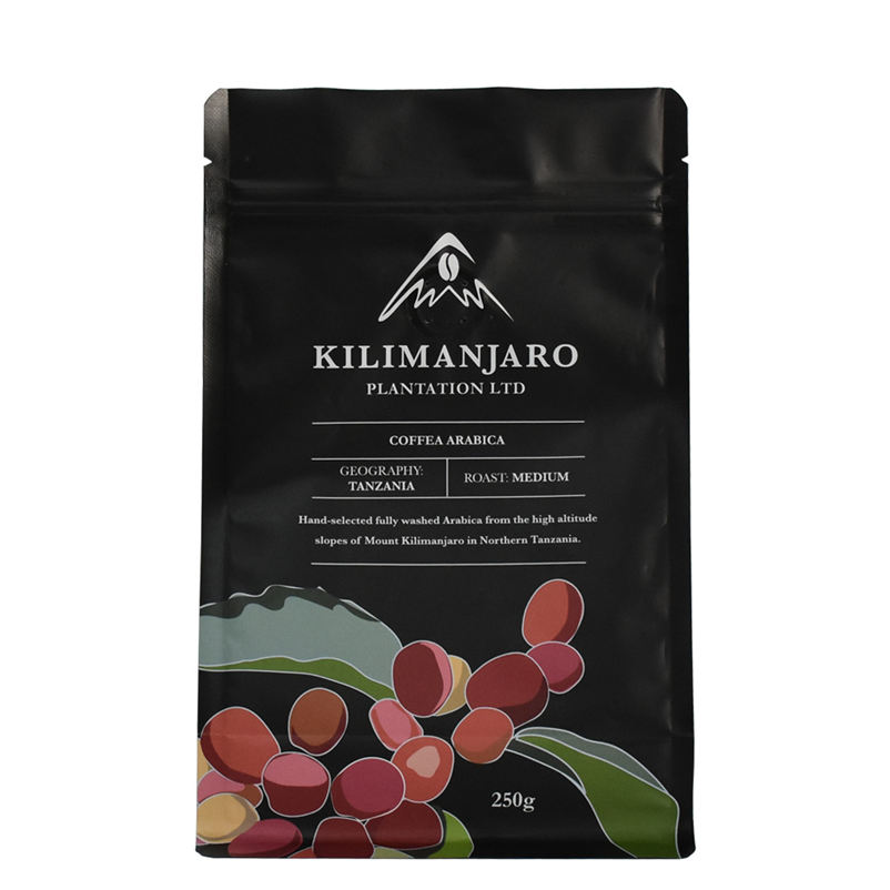 Plastik Reißverschluss Schloss Gravure Druckkaffee Geschenktüte